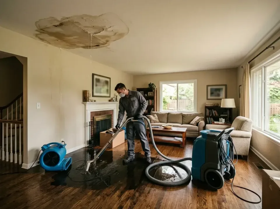 attic-pipe-burst-ceiling-drip-008 — frequently asked questions, Water Damage Restoration & Carpet Care in Aledo, IL